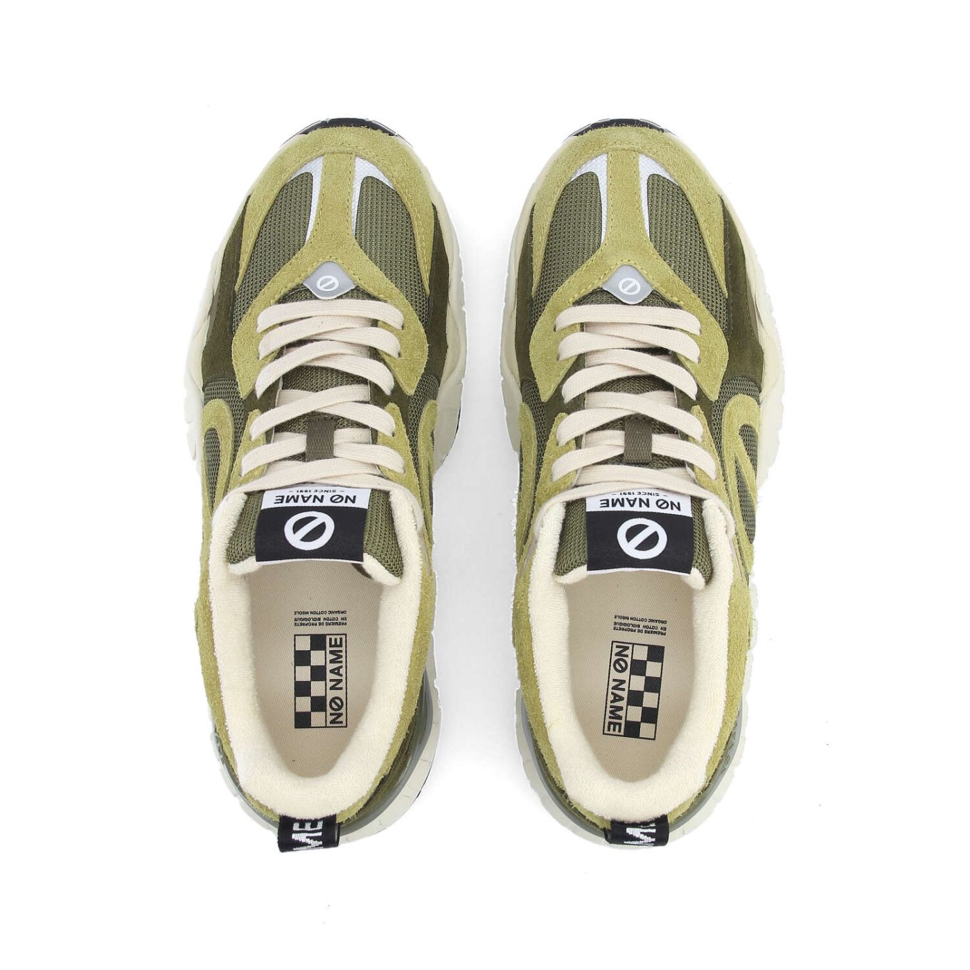 KRAZEE RUNNER M - H.SDE/KNIT/SUED - KIWI GREEN/OLIVE GREEN